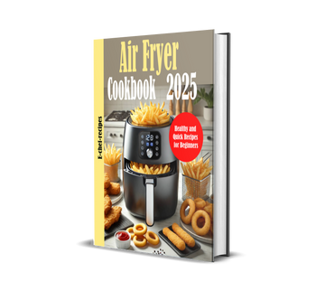 Air Fryer Cookbook 2025 : Healthy and Quick Recipes for Beginners (ebook) (Instant download)