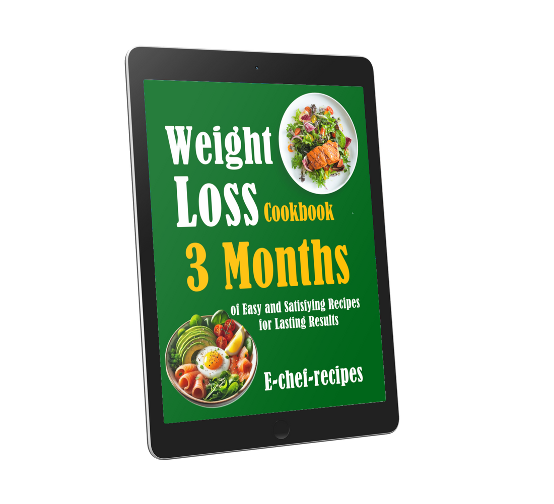 Weight Loss Cookbook: 3 Months of Easy and Satisfying Recipes for Lasting Results (ebook) (Instant download)