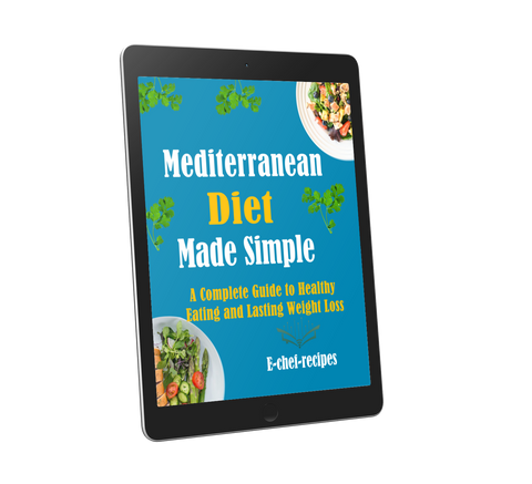 Mediterranean Diet Made Simple : A Complete Guide to Healthy Eating and Lasting Weight Loss (ebook, Instant download) English edition