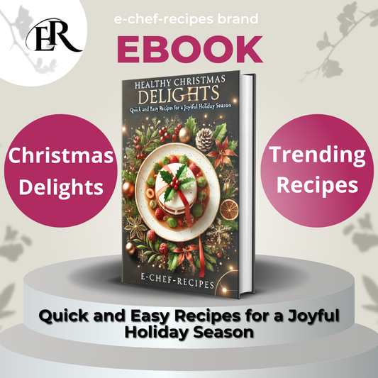 Délices de Noël sains : Recettes rapides et faciles pour des fêtes de fin d'année joyeuses (ebook, téléchargement immédiat) édition anglaise