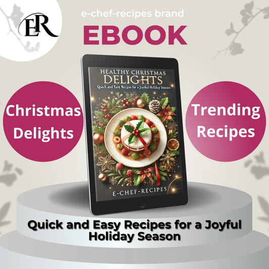 Délices de Noël sains : Recettes rapides et faciles pour des fêtes de fin d'année joyeuses (ebook, téléchargement immédiat) édition anglaise