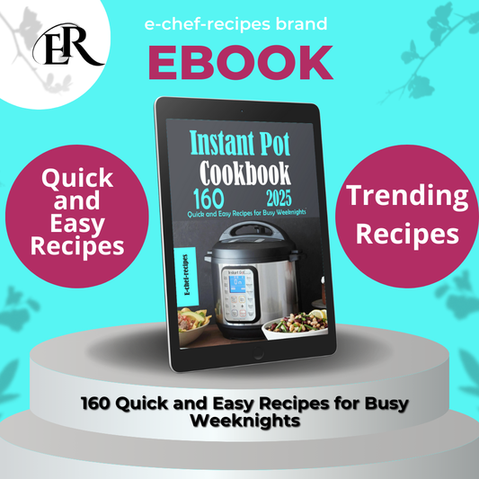 Instant Pot Cookbook 2025: 160 recettes rapides et faciles pour les soirs de semaine chargés (ebook, téléchargement instantané) édition anglaise