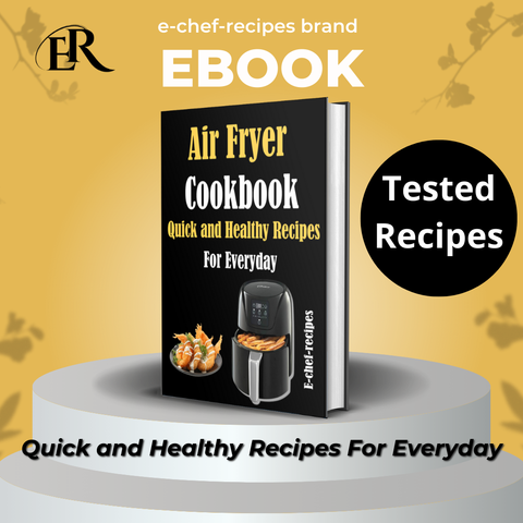 Livre de recettes pour friteuse à air : recettes rapides et saines pour tous les jours (ebook, téléchargement instantané) édition anglaise