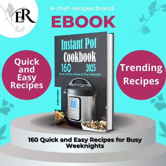 Instant Pot Cookbook 2025: 160 recettes rapides et faciles pour les soirs de semaine chargés (ebook, téléchargement instantané) édition anglaise