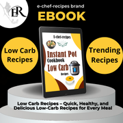 Livre de recettes Instant Pot : recettes à faible teneur en glucides (ebook, téléchargement instantané) édition anglaise