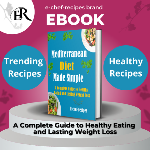 Mediterranean Diet Made Simple : A Complete Guide to Healthy Eating and Lasting Weight Loss (ebook, Instant download) English edition