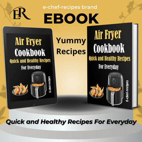 Livre de recettes pour friteuse à air : recettes rapides et saines pour tous les jours (ebook, téléchargement instantané) édition anglaise